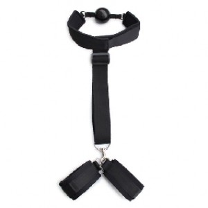 Wrist-to-Ball Gag Back Position Restraint